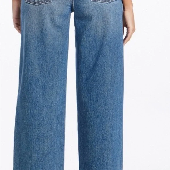 Billie Mid Rise Straight Leg Blue Jeans - Picture 7 of 16